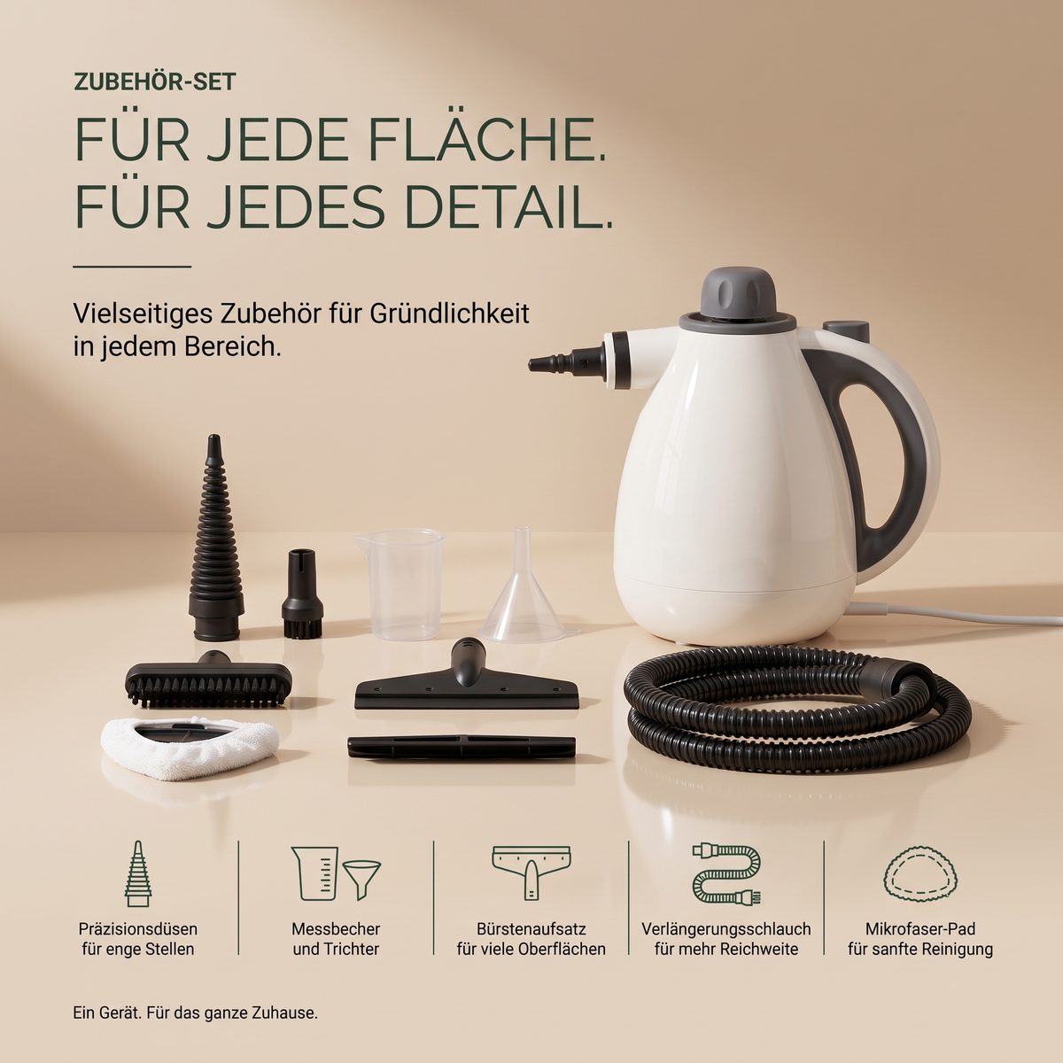 MamoDampf Zubehör-Set: Für jede Fläche, für jedes Detail